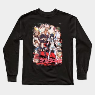 Kill La Kill Kiru Ra Kiru Grunge Border Anime Long Sleeve T-Shirt